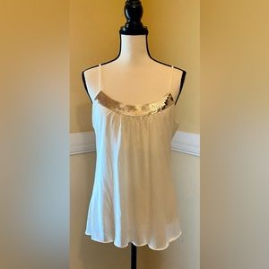 OLD NAVY Gold Sequin Tank Top; Large; No flaws; NWOT.